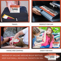 Assorted bandages in varied sizes provide quick-care options in the pH Advantage kit
