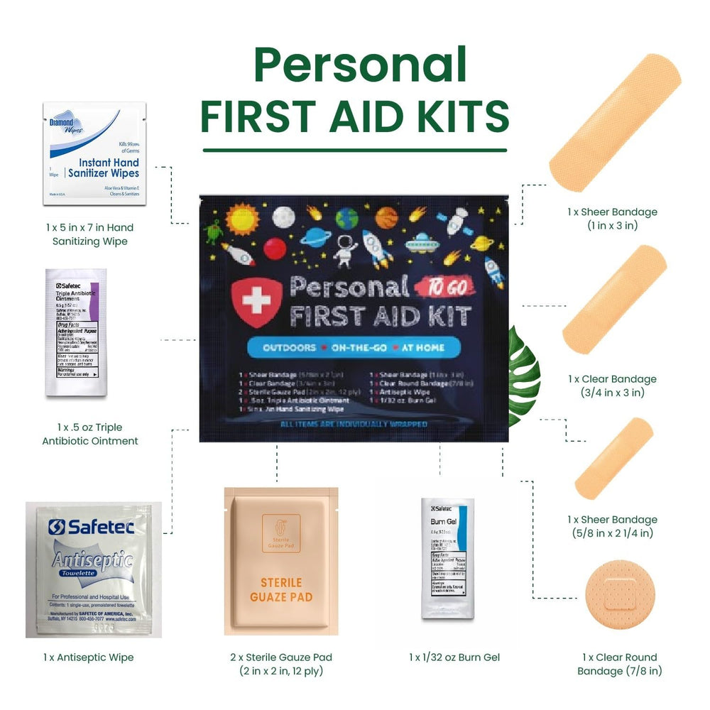 Ph Advantage First Aid Kit Mini assorted bandages in a compact, travel-ready bundle.