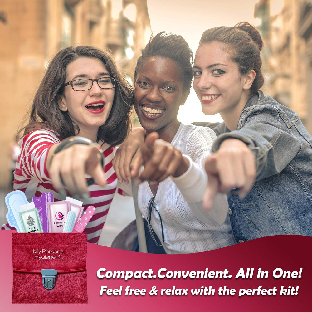 PH Advantage menstrual kit hand wipes: sanitizing 70 percent alcohol wipes for hygiene