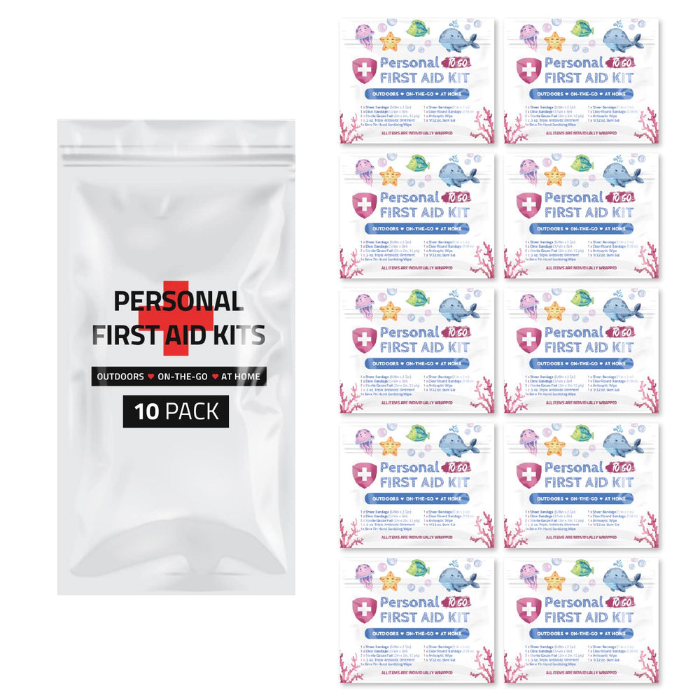 PH Advantage mini travel first aid kit with sea life design for on-the-go care.