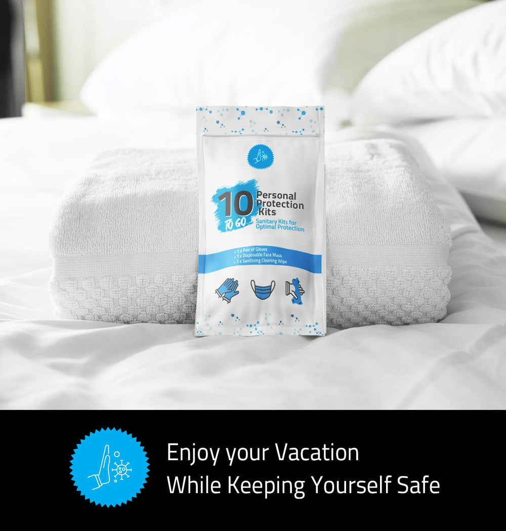 PH Advantage travel-friendly kit tucked into purse or backpack