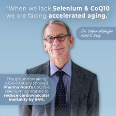 Pharma Nord Bio-SelenoQ10 packaging with quality control seal