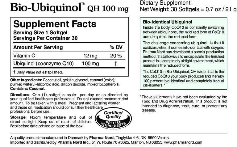 Pharma Nord Bio-Ubiquinol softgels in daily-use setting