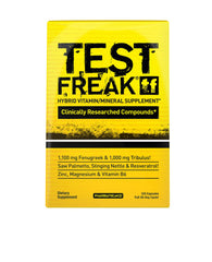 Pharmafreak Test Freak bottle front view highlighting packaging and premium formula.