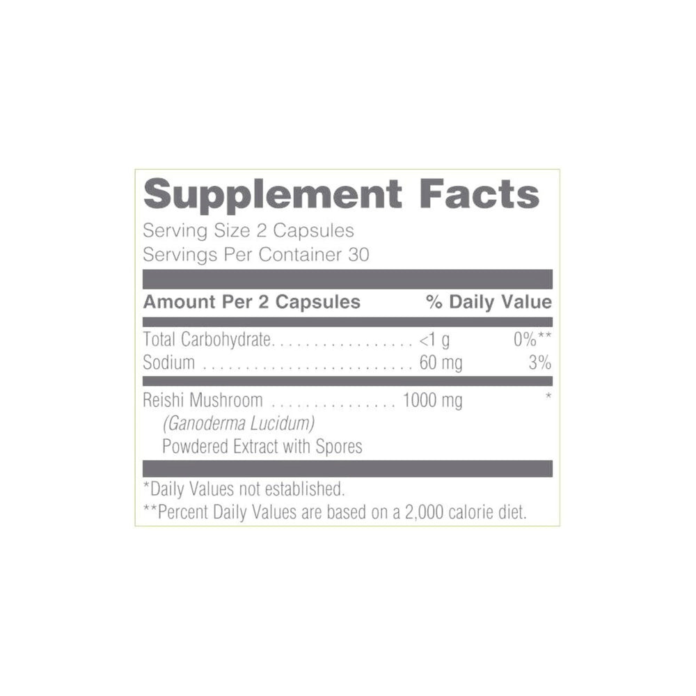 Pharmanex ReishiMax GLp capsules close-up for convenient daily immune support.