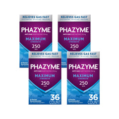 Phazyme Maximum Strength gas-relief bottle ready for quick relief from gas