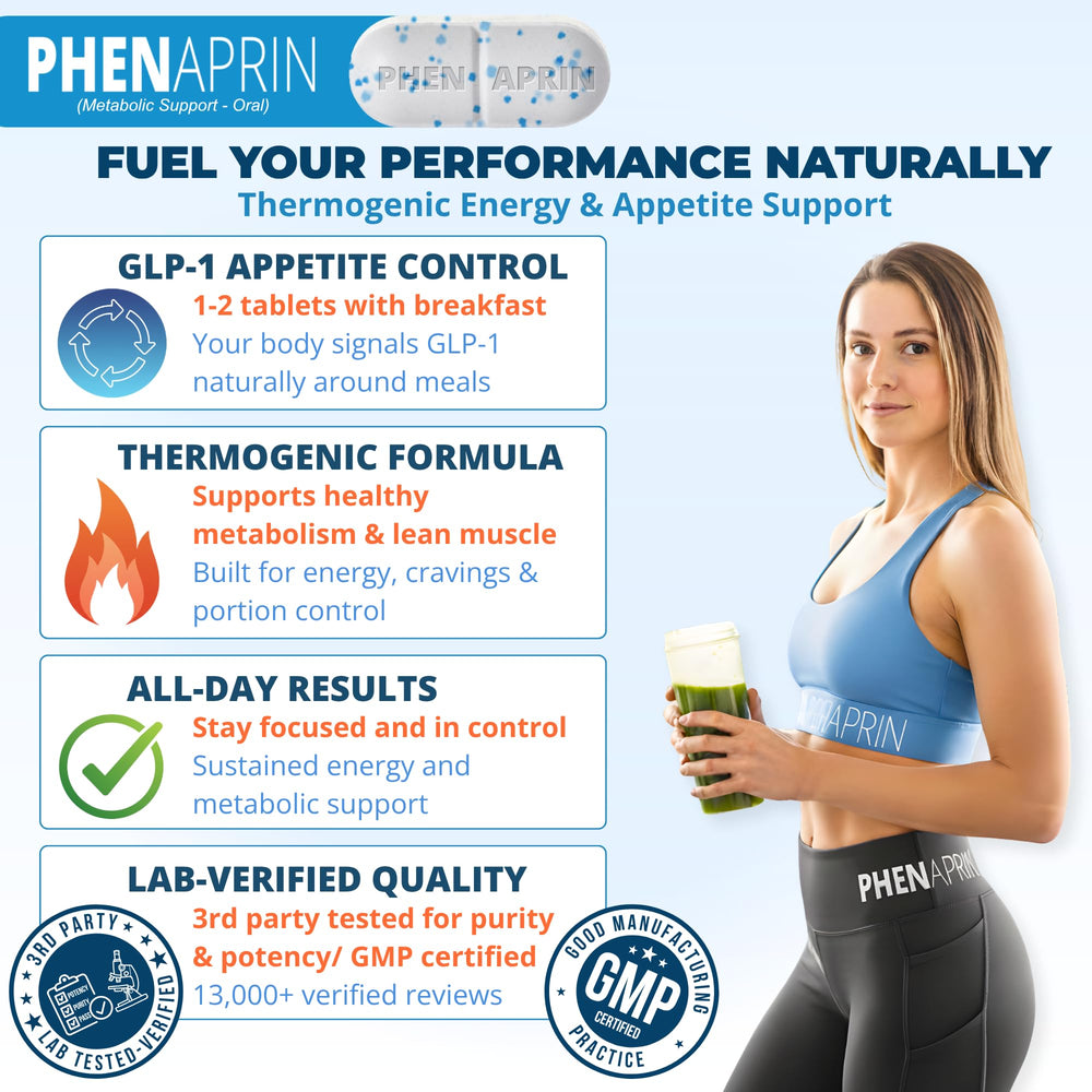 PhenAprin cravings control image suggesting reduced snacking during meals