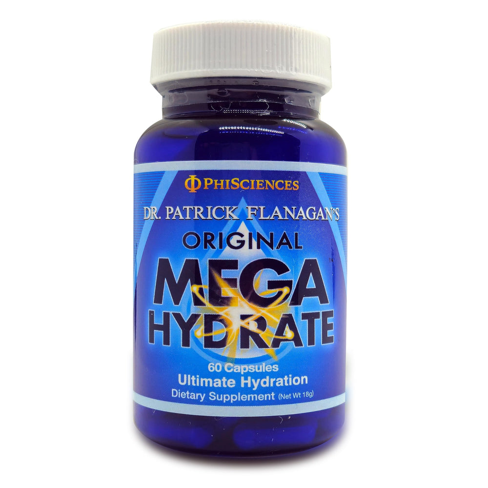 Phi Sciences MegaHydrate bottle pour showing convenient hydration support