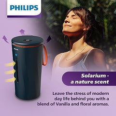 Philips OlfaPure 7300 car dash diffuser for mood-enhancing aroma during drives.
