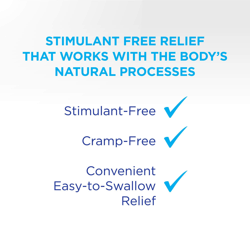 Phillips' Laxative Caplets capsules close-up highlighting smooth texture for easy intake.