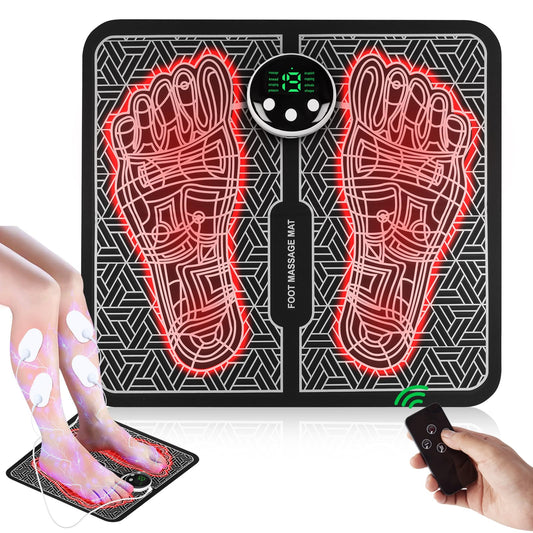 Phixnozar foot massager mat front view for portable on the go relief