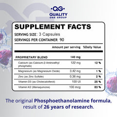 Phosphomax capsules on plate for daily immune support routine.