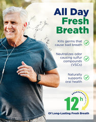 PHS Brands Prevention mouthwash label detail highlights fluoride-free formula