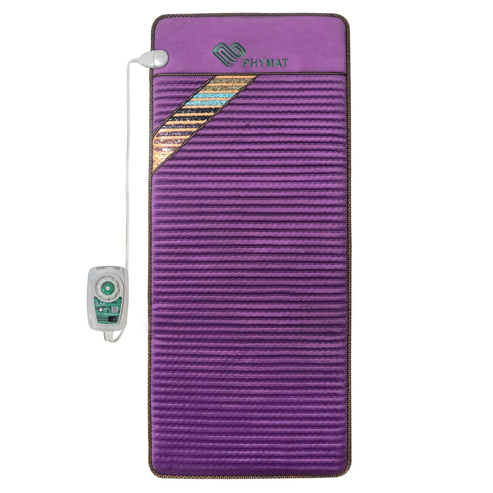 PHYMAT amethyst infrared surface radiates soothing warmth with gemstone lining