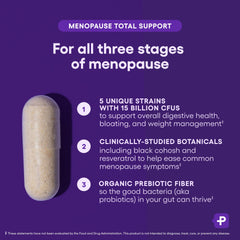 Physician's CHOICE black cohosh ingredient bottle signals natural support for menopause.