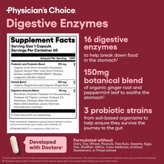 Physician's CHOICE bundle in use hints at daily digestive comfort.