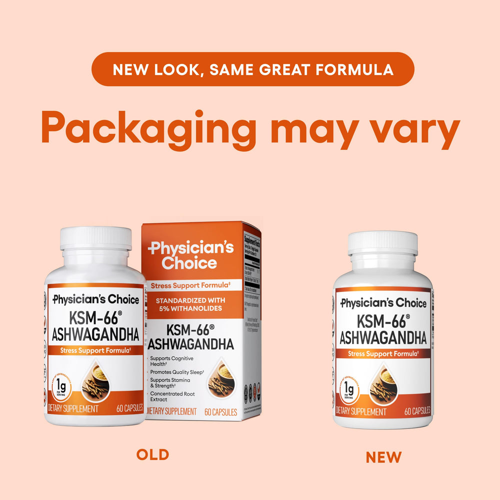 Label highlights 5% withanolides and 1000 mg per serving.