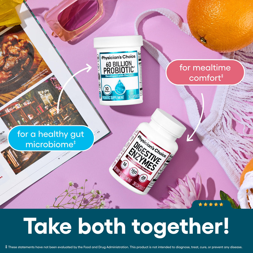 Physician's CHOICE packaging shows third-party tested quality and purity