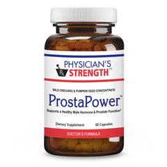 Physician's Strength ProstaPower bottle close-up for premium daily wellness.