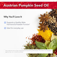 Physician's Strength ProstaPower pumpkin seed oil source in premium formula.