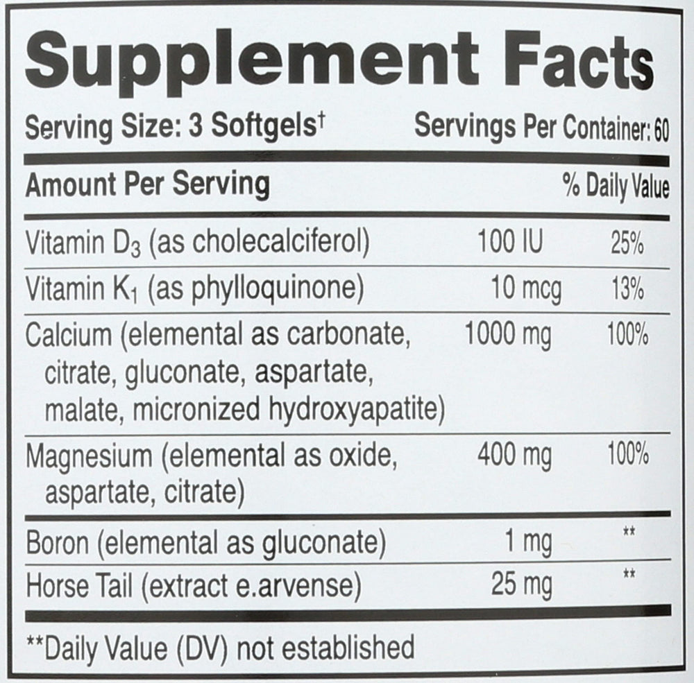 Closeup of dispensing softgels from Phyto-Therapy bottle for easy dosing