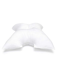 Pillows with a Purpose CPAP pillow cover close-up shows cotton fabric