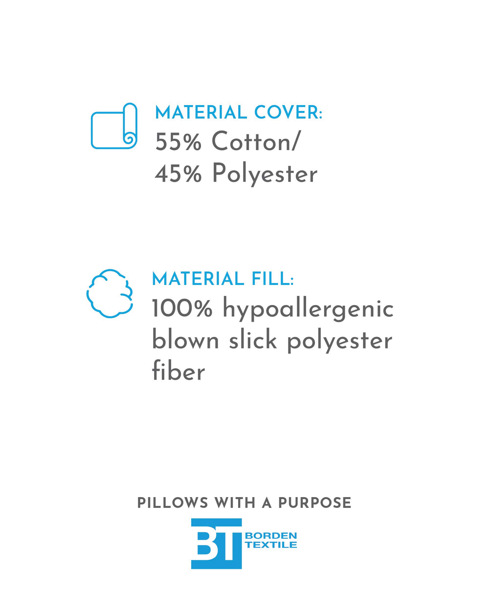 Pillows with a Purpose CPAP pillow in bed demonstrates generous dimensions