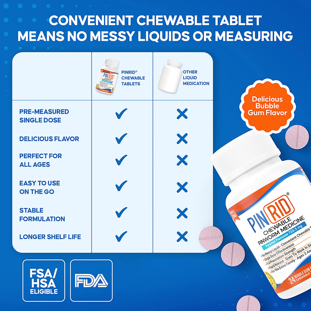 PinRid family-use hero image emphasizing single-dose convenience for households.