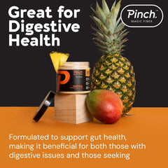 Pinch Magic Fiber Tropical 2-Pack lifestyle with glass of water