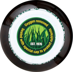 Pines Organic Barley Grass packaging emphasizes vegan and gluten-free features