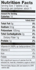 Pines Organic Wheat Grass Tablets package with organic seal