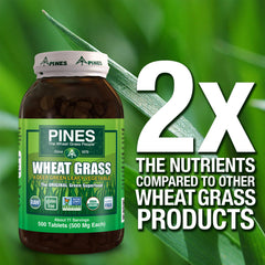Nutrition label on Pines product showing vitamins and minerals