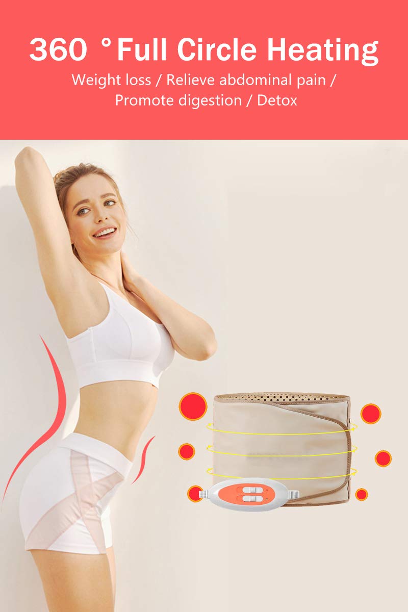 PINJAZE 360-degree heating surrounds the waist for comprehensive coverage.