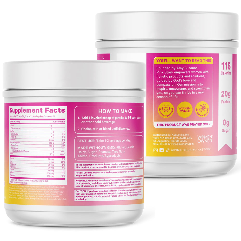 Pink Stork Pregnancy-Friendly Label safe for pregnancy and nursing