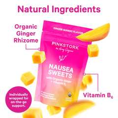 Pink Stork Sweets 60 lozenges pack for convenient, discreet use.