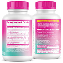 Pink Stork Total Postnatal Gummies on a shelf signaling trusted postpartum wellness brand.