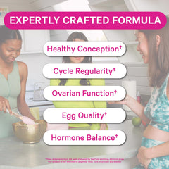 Pink Stork Women fertility supplements bottle for daily wellness and reproductive support