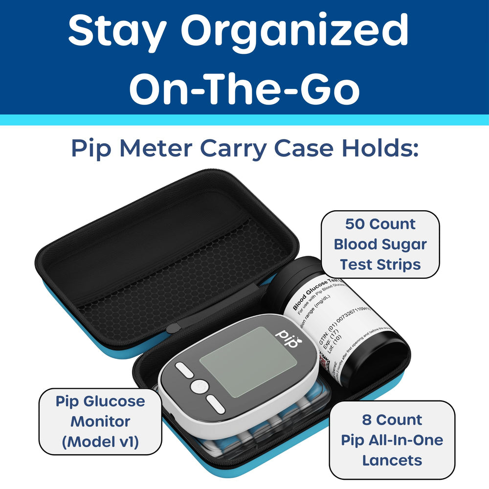 Pip lancing device adjustable depth for comfortable pricks.