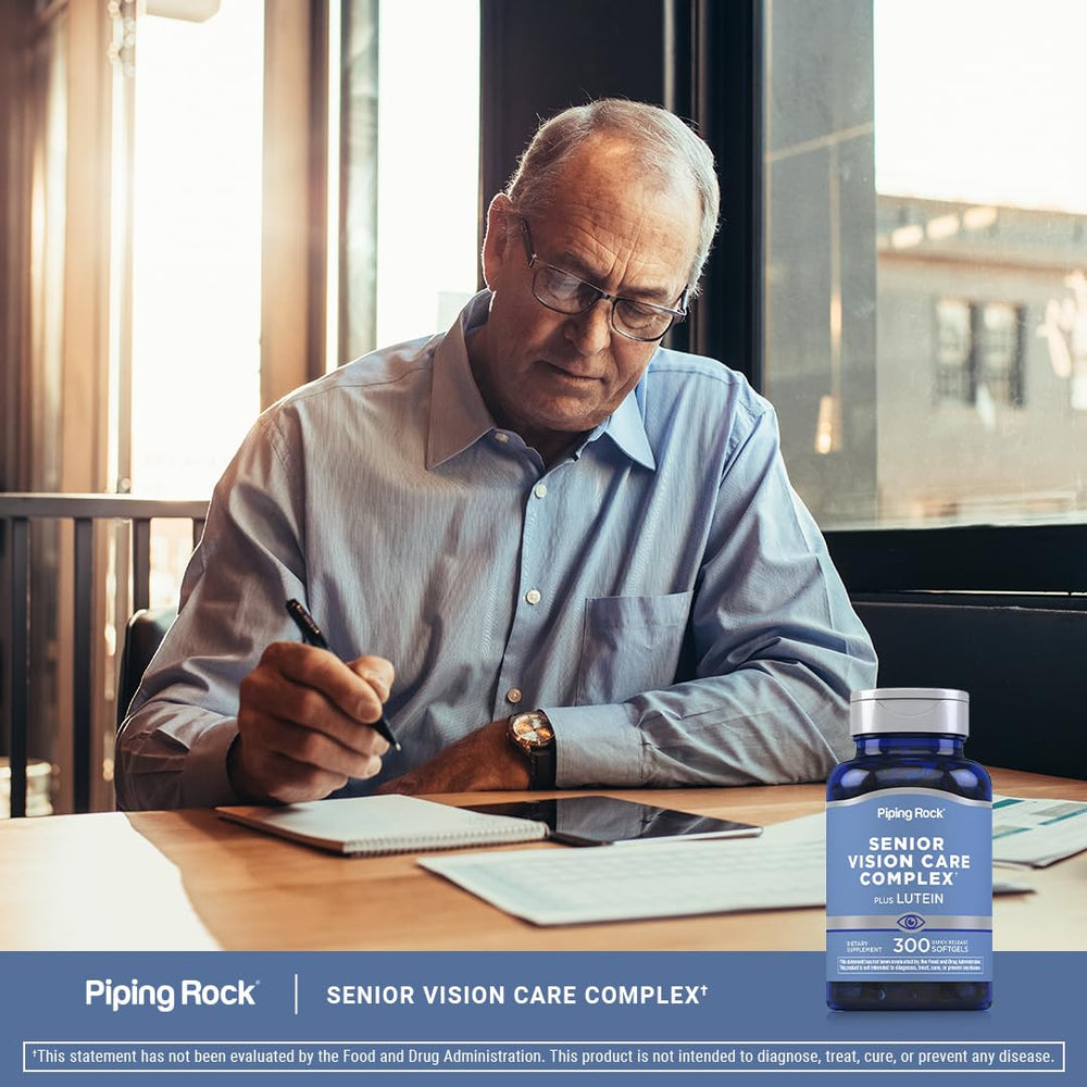 Piping Rock Eye Health Complex contains bilberry and blueberry extracts for antioxidant support