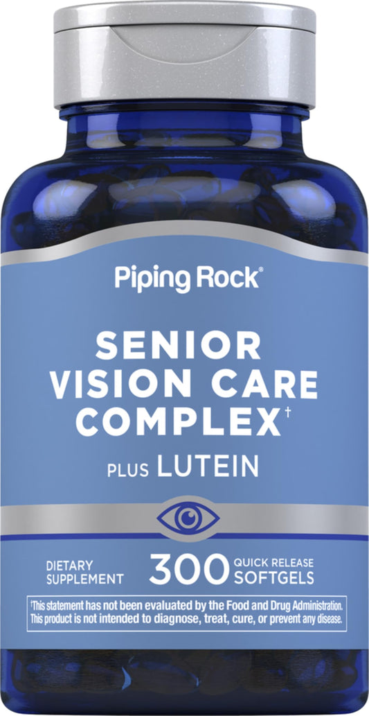 Piping Rock Eye Health Complex bottle front view for daily eye support