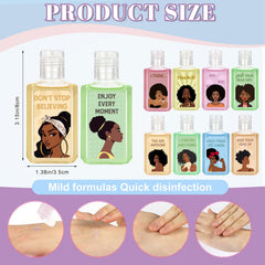 Piuaeue Black Girl mini sanitizer design 02 – colorful artwork and quick refresh