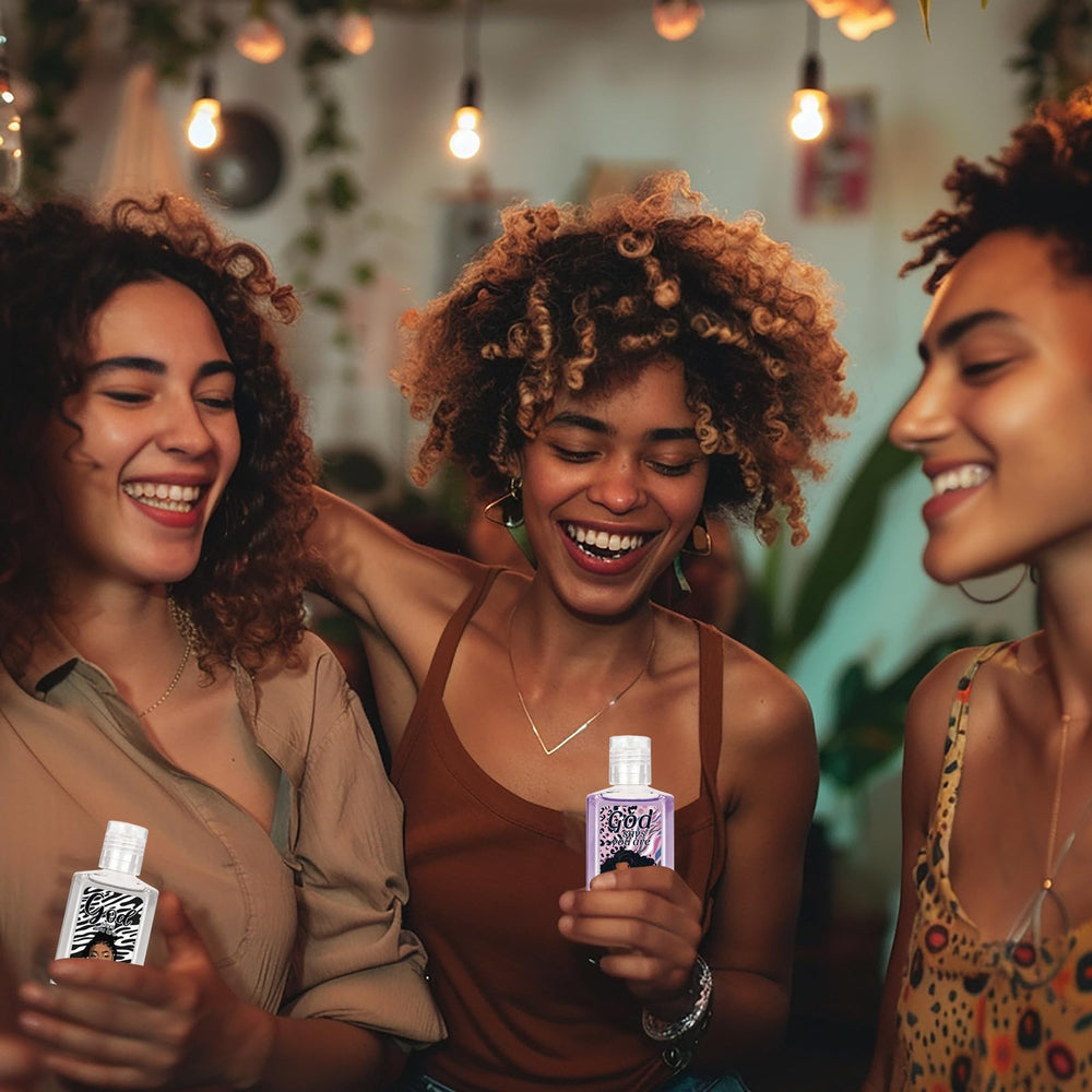 Piuaeue black women mini hand sanitizer design 05 adds color and meaning to everyday routines