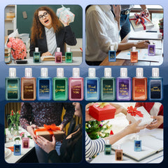 Piuaeue assorted scents offer fragrance without staining hands.