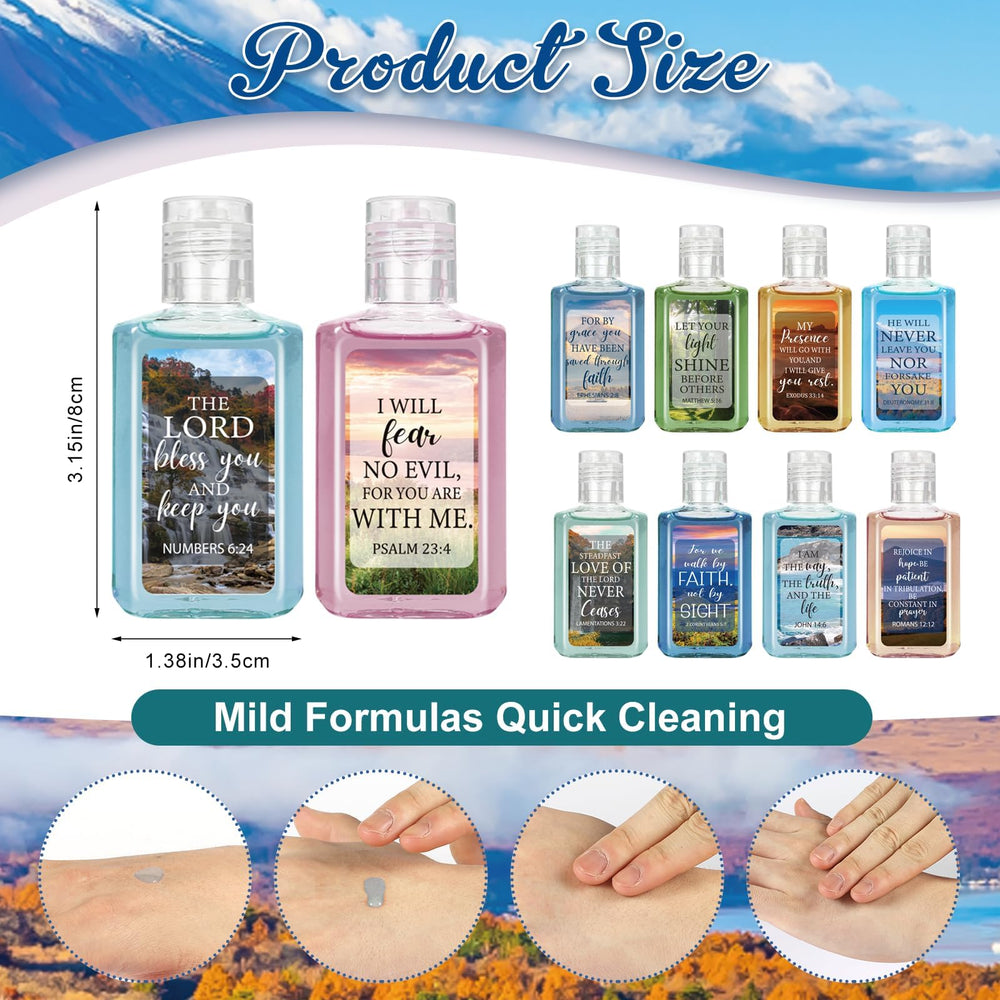 Piuaeue forest-design 1oz sanitizer for travel and daily use.