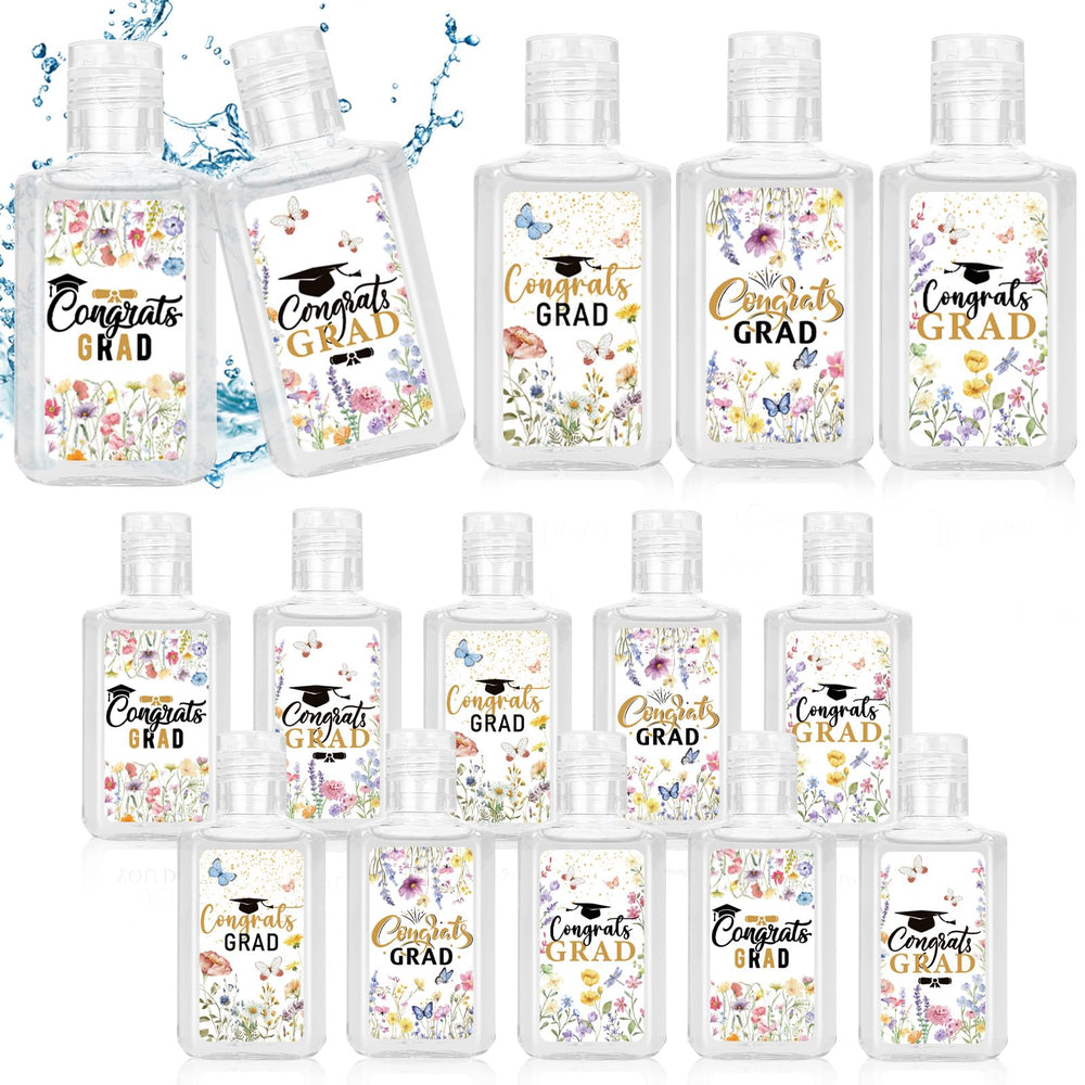 Piuaeue graduation mini sanitizer with cap design for gifts and decor