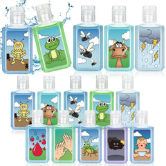 Piuaeue Passover mini hand sanitizer with Ten Plagues design, perfect for festive gifting.