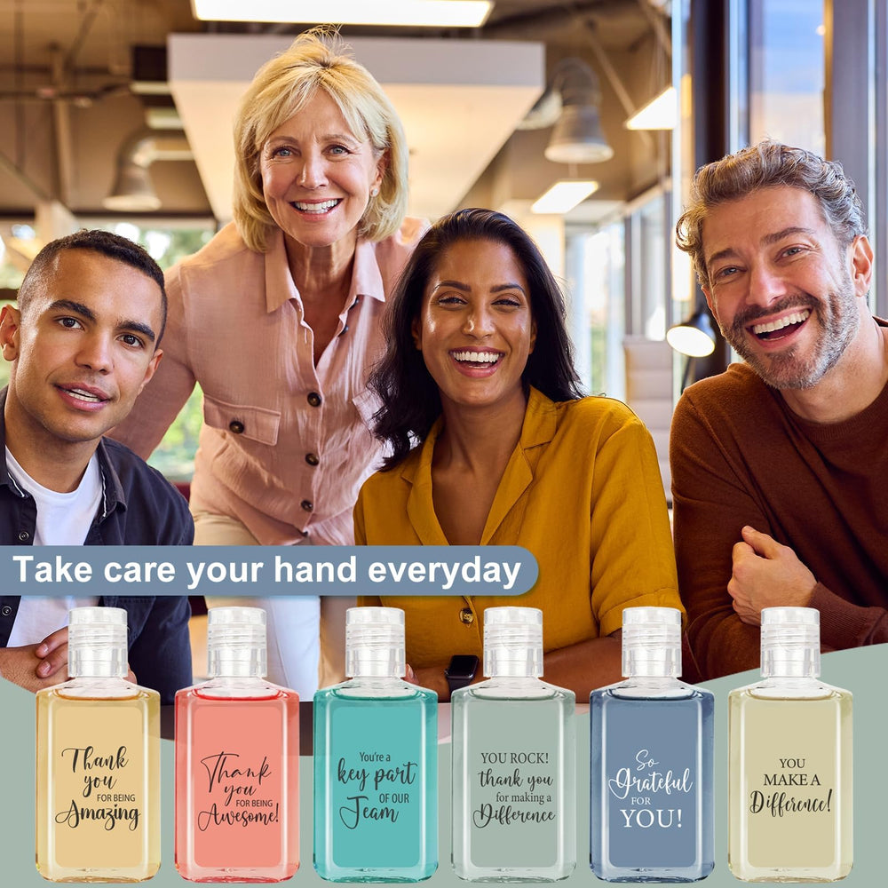 Piuaeue varied-scent mini sanitizers display variety of scents