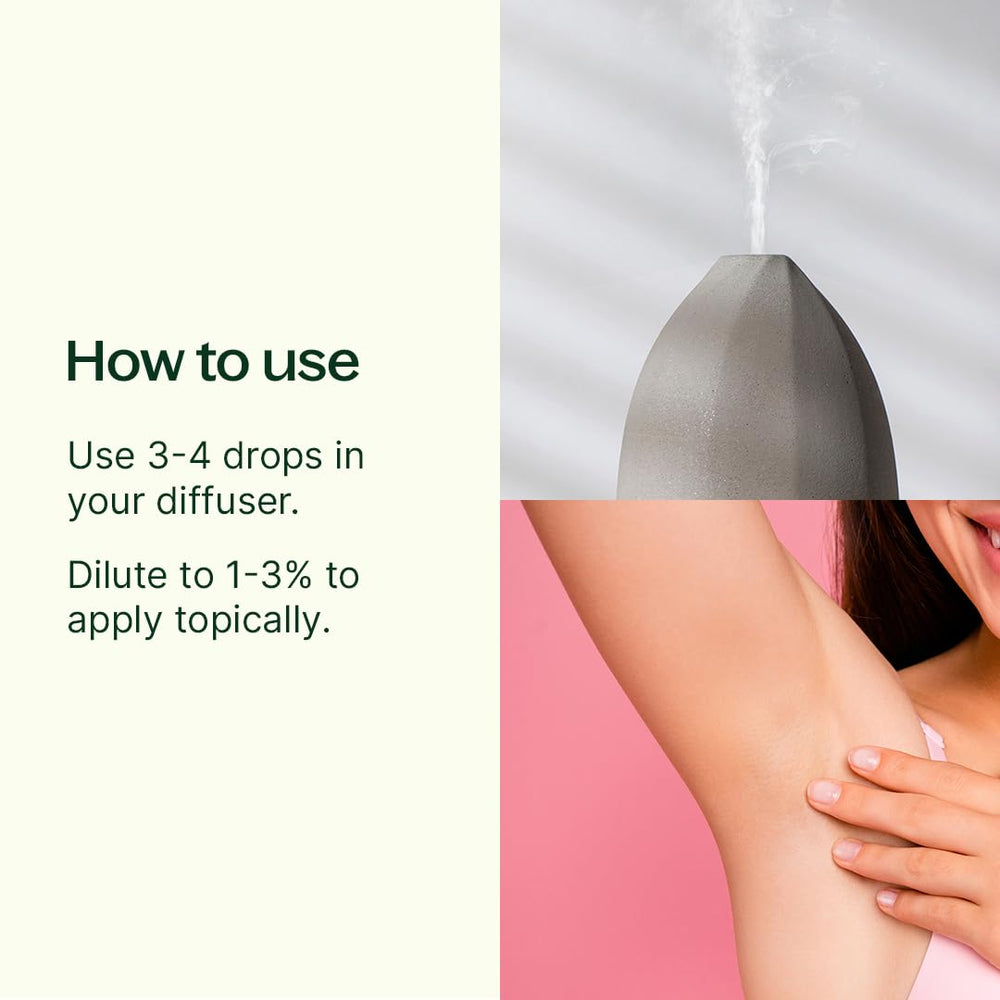 Plant Therapy Deodorizing Blend diffuser usage for pleasant aromas.
