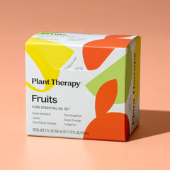 Plant Therapy DIY blends with citrus oils using droppers for creativity