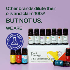 Plant Therapy Germ Fighter blend bottle supports daily diffuser use and surface blends.